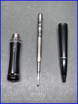 MONTBLANC Bonheur Boyfriend Precious Resin Black 118499 Twist Ballpoint Pen