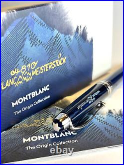 MONTBLANC MEISTERSTÜCK 100Y The Origin Collection BLUE mid size ballpoint