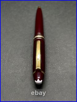 MONTBLANC MEISTERSTUCK 116 MOZART Burgundy Bordeaux GT Short Twist Ballpoint Pen