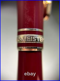 MONTBLANC MEISTERSTUCK 116 MOZART Burgundy Bordeaux GT Short Twist Ballpoint Pen