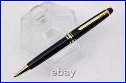 MONTBLANC MEISTERSTUCK 164-Precious BLACK Resin & GOLD-BALLPOINT PEN-From 2000's