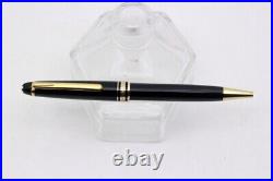 MONTBLANC MEISTERSTUCK 164-Precious BLACK Resin & GOLD-BALLPOINT PEN-From 2000's