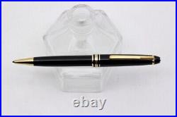 MONTBLANC MEISTERSTUCK 164-Precious BLACK Resin & GOLD-BALLPOINT PEN-From 2000's