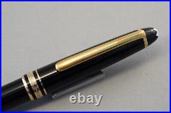 MONTBLANC Meisterstück 164 Black Goldplated Ballpoint Pen. Pristine and GENUINE