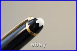 MONTBLANC Meisterstück 164 Black Goldplated Ballpoint Pen. Pristine and GENUINE