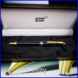 MONTBLANC Meisterstuck 75th Anniversary Classic Gold Plated Ballpoint Pen