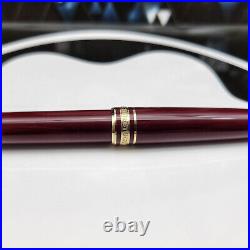 MONTBLANC Meisterstuck Burgundy 164R Classique Gold Plated Ballpoint Pen? MINT