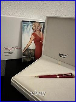 MONTBLANC Muses Marilyn Monroe Special Edition MB116068 Red GT Ballpoint Pen