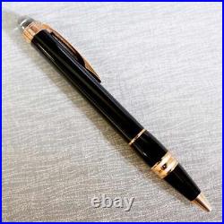 MONTBLANC StarWalker Black Resin Red-Gold Twist Ballpoint Pen