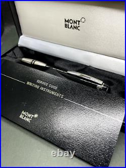 MONTBLANC StarWalker Doue 38012 Black Resin & Platinum Plate Twist Ballpoint Pen