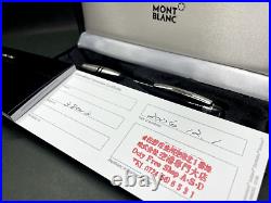 MONTBLANC StarWalker Doue 38012 Black Resin & Platinum Plate Twist Ballpoint Pen