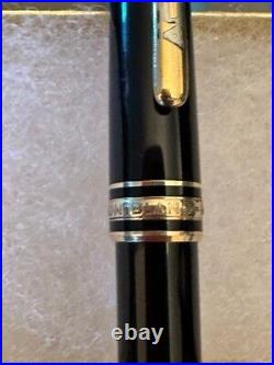 Mont Blanc #164 Classique Meisterstuck Ball Point Pen Black WithGold-Acura Logo