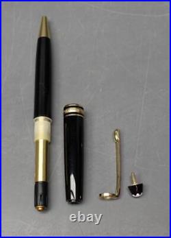 Mont Blanc Meisterstuck Classique Black/Gold Ballpoint Pen + Case Germany