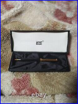 Mont Blanc Noblesse Oblige Black & Gold-plated Ballpoint Pen