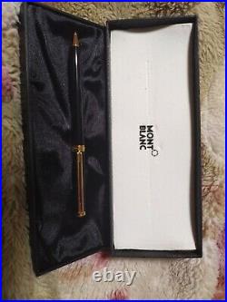 Mont Blanc Noblesse Oblige Black & Gold-plated Ballpoint Pen