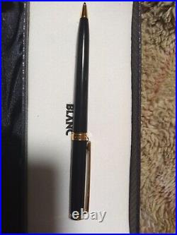 Mont Blanc Noblesse Oblige Black & Gold-plated Ballpoint Pen