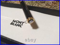 Mont Blanc Noblesse Oblige Black & Gold-plated Ballpoint Pen