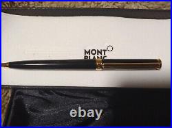 Mont Blanc Noblesse Oblige Black & Gold-plated Ballpoint Pen