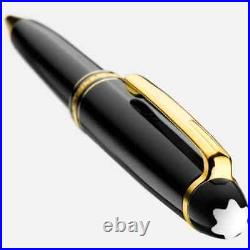 Montblanc 10883 Meisterstück Gold-Coated Ballpoint Pen Black precious resin