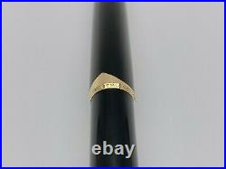 Montblanc 181 Ballpoint Pen In Black With Gold Plated Clip & Trim Mint