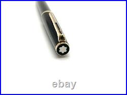 Montblanc 181 Ballpoint Pen In Black With Gold Plated Clip & Trim Mint