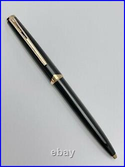 Montblanc 181 Ballpoint Pen In Black With Gold Plated Clip & Trim Mint