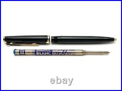 Montblanc 181 Ballpoint Pen In Black With Gold Plated Clip & Trim Mint