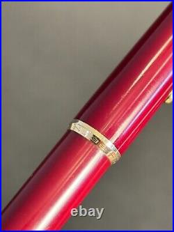 Montblanc 38 Burgundy Resin Gold Lever Mechanism ballpoint (BFP260)