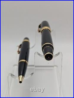 Montblanc Boheme Ruby Gold Plated Fountain And Ballpoint Pens (Pre-Owned) with Box