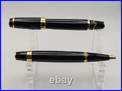 Montblanc Boheme Ruby Gold Plated Fountain And Ballpoint Pens (Pre-Owned) with Box