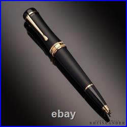 Montblanc Bonheur Nuit Black Resin Gold Kugelschreiber Ballpoint Pen ID 117476