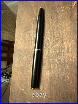 Montblanc Classic # 280 Matte Black & Gold Trim Ballpoint Pen