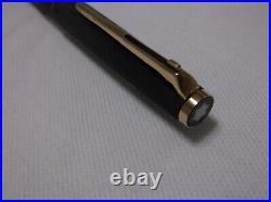 Montblanc Classic # 280 Matte Black & Gold Trim Ballpoint Pen