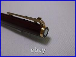 Montblanc Classic # 380 Burgundy Red & Gold Trim Ballpoint Pen