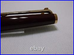 Montblanc Classic # 380 Burgundy Red & Gold Trim Ballpoint Pen