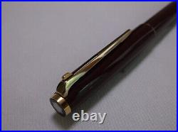 Montblanc Classic # 380 Burgundy Red & Gold Trim Ballpoint Pen