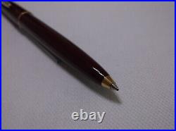 Montblanc Classic # 380 Burgundy Red & Gold Trim Ballpoint Pen