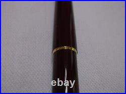 Montblanc Classic # 380 Burgundy Red & Gold Trim Ballpoint Pen