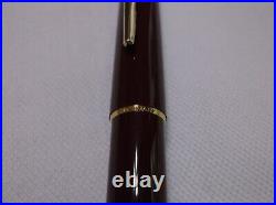 Montblanc Classic # 380 Burgundy Red & Gold Trim Ballpoint Pen