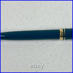 Montblanc GENERATION TURQUOISE Teal & GOLD Ballpoint Pen