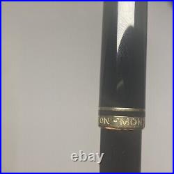 Montblanc Generation Ballpoint Pen Black & Gold Tone -W box & Papers Black Ink