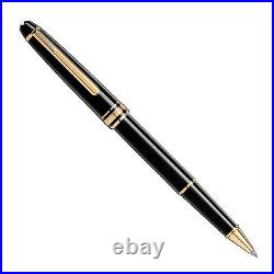 Montblanc Gold Finish Meisterstuck Classique Luxury Rollerball Pen 163P NEW