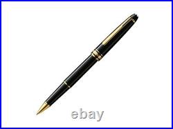 Montblanc Gold Finish Meisterstuck Classique Luxury Rollerball Pen 163P NEW