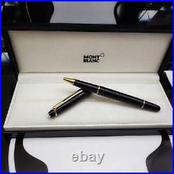 Montblanc Gold Finish Meisterstuck Classique Luxury Rollerball Pen 163P NEW