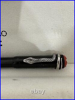 Montblanc Heritage Rouge Noir Special Edition Snake Clip Rollerball Pen 114723