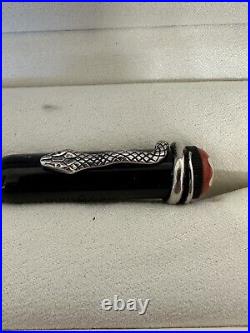 Montblanc Heritage Rouge Noir Special Edition Snake Clip Rollerball Pen 114723