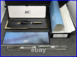 Montblanc Meisterstuck 164 Ballpoint Pen Black With Gold Trim EUC Ships Free