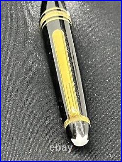 Montblanc Meisterstuck 164 Ballpoint Pen Black With Gold Trim EUC Ships Free