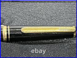 Montblanc Meisterstuck 164 Ballpoint Pen Black With Gold Trim EUC Ships Free