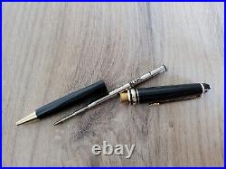 Montblanc Meisterstuck 164 Black Gold Trim Ballpoint Pen AUTHENTIC EXCELLENT